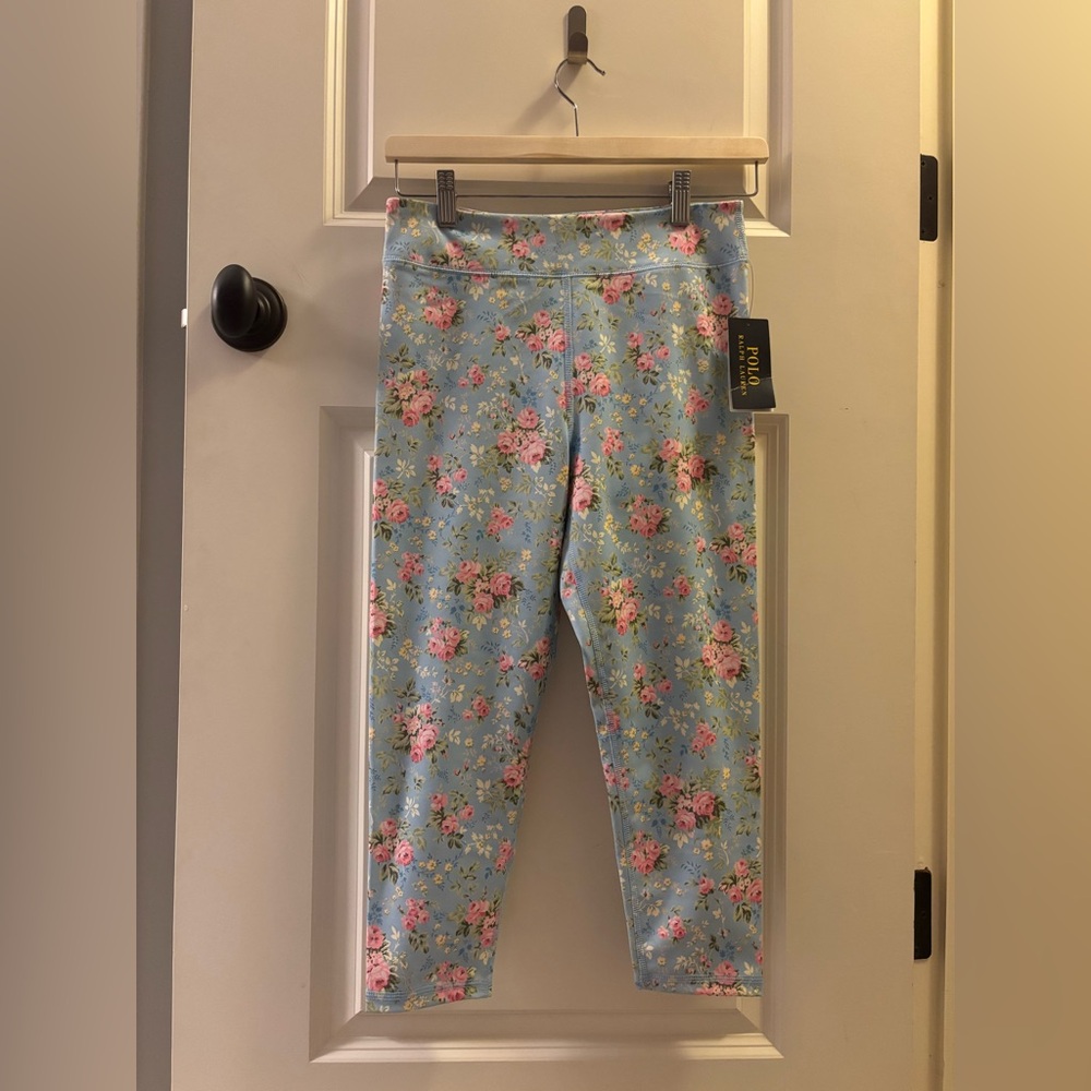 Polo Ralph Lauren Blue Floral Leggings